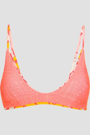 Maaji Haut de maillot de bain réversible pour femmes Dali Flowers Creta