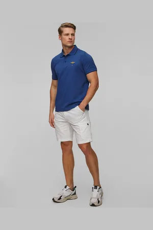 Aeronautica Militare Polo foncé pour hommes