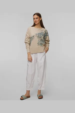 Deha Sweat-shirt imprimé en coton organique pour femmes