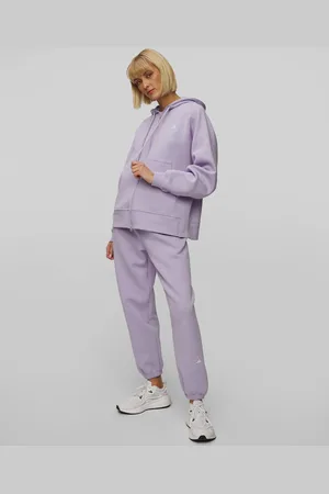 adidas Sweat-shirt à capuche zippé lavande