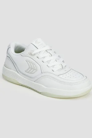 CARIUMA Chaussures de sport pour femmes Uba White Leather Ice Logo