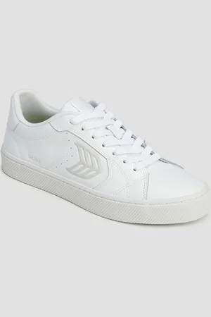 CARIUMA Sneakers en cuir pour hommes Salvas White Leather