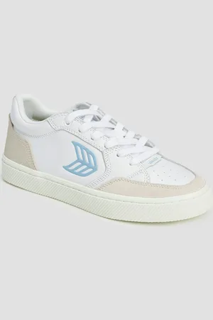 CARIUMA Sneakers en cuir pour femmes Valley White Leather Suede