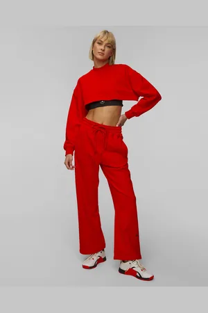 adidas Pantalon de survêtement large pour femmes Straight