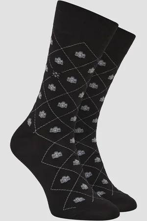 Burlington Chaussettes noires pour hommes Snapshots