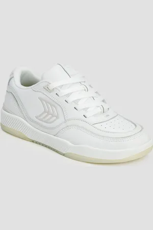 CARIUMA Chaussures de sport pour hommes Uba White Leather Ice Logo