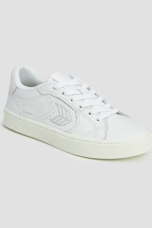 CARIUMA Sneakers en cuir pour femmes Salvas White Leather Ice Logo