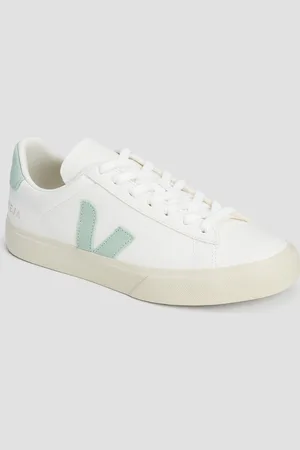 Veja Chaussures en cuir blanches pour femmes Campo