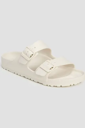 Birkenstock Sandales blanches pour femmes Arizona Eva Narrow
