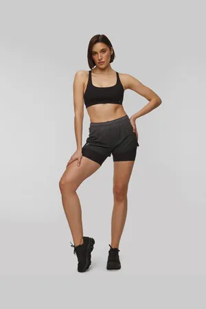 On Running Short de course 2 en 1 pour femmes Pace Short