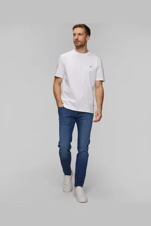 Alberto Pantalon en denim pour hommes Slim