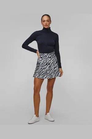 J Lindeberg Jupe blanche et noire pour femmes J.Lindeberg Adina Print Skirt