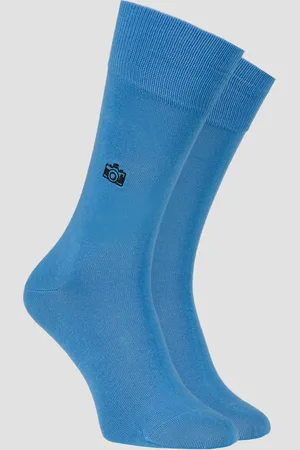 Burlington Chaussettes bleues pour hommes Brit Style SO