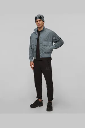 C.P. Company Veste grise pour hommes C.P. Company Chrome-R Full Button Jacket