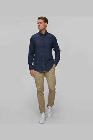 Bogner Chemise en lin pour hommes Timi