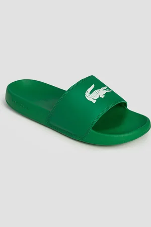 Lacoste Claquettes vertes pour femmes