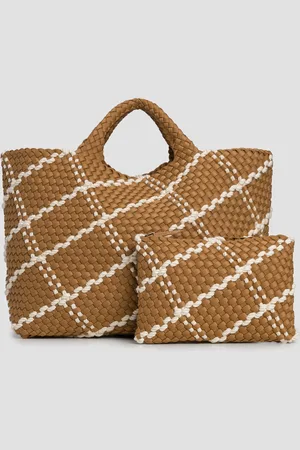 Naghedi Sac à main tressé pour femmes St Barths Large Tote