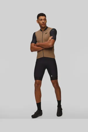 Assos Maillot de cyclisme marron et noir pour hommes Mille GTO Jersey C2