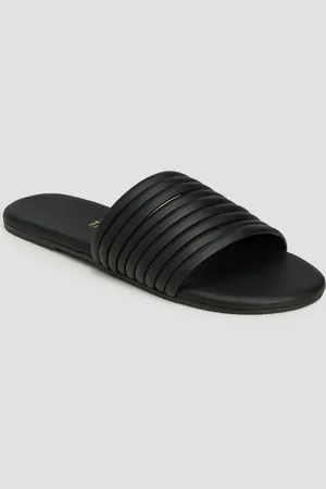 Tkees Claquettes en cuir pour femmes Caro