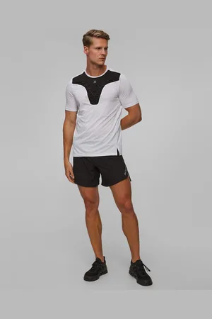 X Bionic T-shirt de course noir et blanc pour hommes Corefusion Run Shirt
