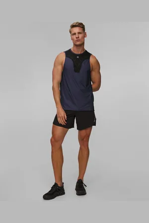 X Bionic T-shirt bleu marine et noir unisexe Corefusion Run Tank