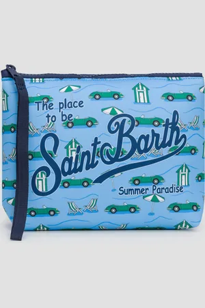 MC2 SAINT BARTH Trousse de toilette néoprène bleue Aline