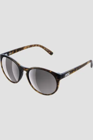 POC Lunettes de soleil noires et dorées Know avec verres Clarity Road/Sunny Silver