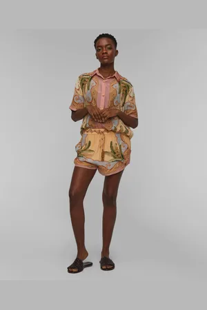 Farm Rio Short pour femmes Banana Royalty Kalendoscope