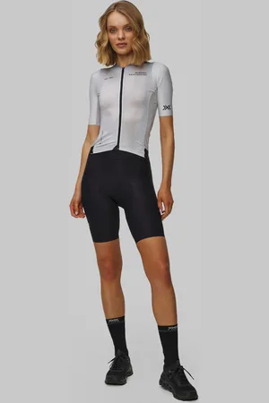 X Bionic Maillot de cyclisme gris et noir pour femmes Corefusion Aero Jersey SS