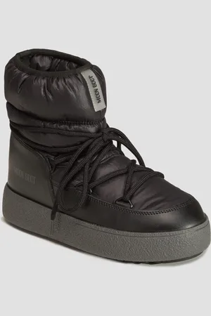 Moon Boot Bottes de neige pour femmes Ltrack Low Nylon Wp Noires