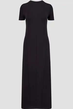 Varley Robe en tricot noire pour femmes Hattie Maxi Dress