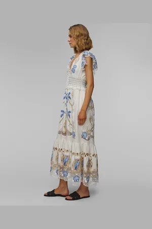 Farm Rio Robe maxi Romantic Richelieu Lenzing™ Ecovero™ Euroflax™