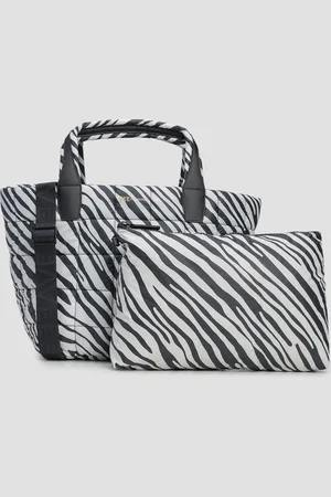 VeeCollective Sac à main zèbre pour femmes Porter Tote Medium
