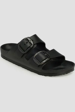 Birkenstock Sandales noires pour femmes Arizona Big Buckle EVA