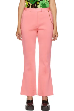 Givenchy Pantalon évasé rose Chain
