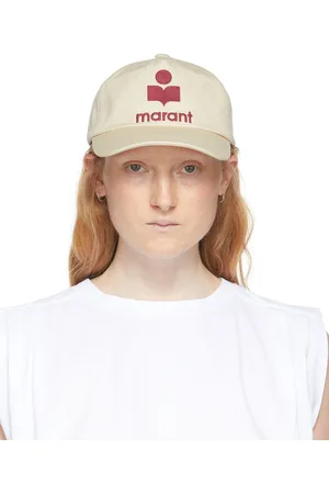 Isabel Marant Casquette Tyrony blanc cassé