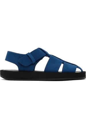 The Row Enfant | Sandales style pêcheur bleues