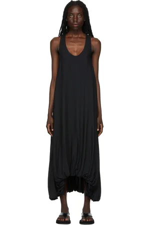 The Row Robe longue Copo noire exclusive à SSENSE