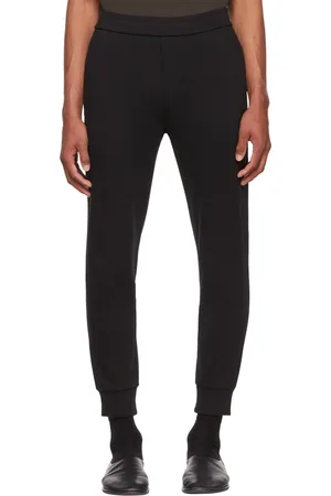 The Row Pantalon de survêtement Edgar noir exclusif à SSENSE