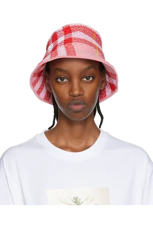 Burberry Chapeau bob rose à motif tartan
