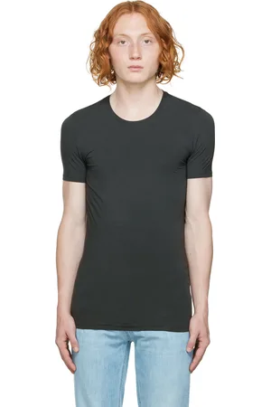 Ermenegildo Zegna T-shirt gris à écusson