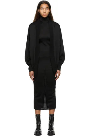 Alaïa Robe midi Cardi noire