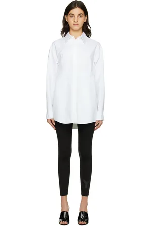Alaïa Robe courte de style corset blanche