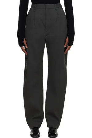 LEMAIRE Pantalon incurvé gris