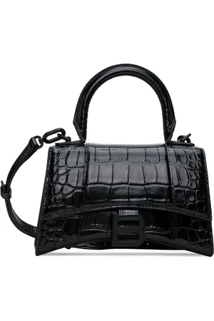 Balenciaga Micro sac à main Hourglass noir