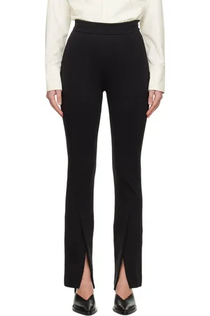 LVIR Pantalon noir à fentes
