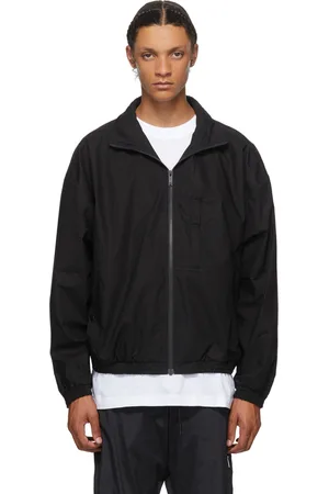 MARCELO BURLON Blouson de survêtement noir Logo Tech