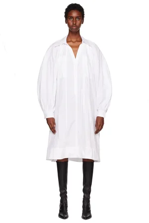 3.1 Phillip Lim Robe midi blanche à fronces