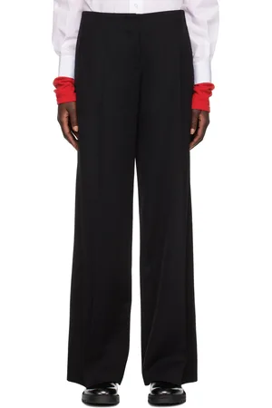 The Row Pantalon Pipa noir