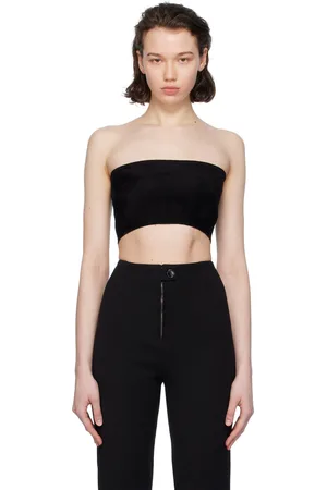 Alaïa Haut tube de style bandeau noir